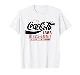 Klassisches Logo von Coca Cola, schwarz T-Shirt
