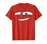 Disney Pixar Cars Lightning McQueen Big Face, Kurzarm , T-Shirt