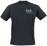 Mister Tee Herren FCK T-Shirt, Black, L