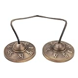 Chinesische Zimbeln Bronze Klang Meditations Instrument Tingshas China Handzimbeln - Asien LifeStyle