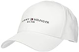 Tommy Hilfiger Herren TH Established Cap Hut, White, Einheitsgröße