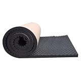 Putentfun Selbstklebend Dämmmatten 2cm 100 x 50 cm Dämmung Isolierung Kautschuk,Schallschutzmatte,Noppenschaumstoff Raum Akustik Schaumstoff Akustikschaumstoff, Feuerfest, W
