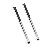 2 Stück tragbarer kapazitiver Stift Touchscreen Stift Stylus Stift Touch Silber Robust und praktisch Praktisch und attraktiv
