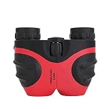 Teleskop Mini-Fernglas Kompaktes Teleskop 3 Farben Kind Teleskop Geschenk Spielzeug für Kinder Scope Winkel Zoom niedlichen Ferngläser Für Erwachsene, Kinder, Profi, Anfänger (Color : Red)