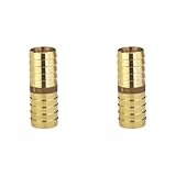 Gardena Reparatur-Röhrchen: Gartenschlauch-Zubehör aus Messing, zur Schlauchreparatur bzw. -verlängerung von 19 mm (3/4 Zoll)-Schläuchen (7181-20) (Packung mit 2)