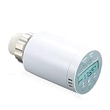 Thermostat Hancaner Home Control Heizkörperthermostat (Funk Heizungssteuerung, Smarthome SEA801-APP,Smart Home Aktor) genaues TRV-Thermostat-Heizkörperventil Programmierbarer Thermostat-Heizungsregler