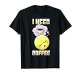 Sleepy Emoticon - Ich brauche Kaffee - Generation X T-Shirt