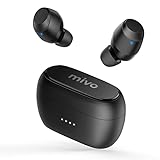 mivo A10 Active Noise Cancelling Bluetooth Kopfhörer In Ears, ANC Kopfhörer kabellos mit 4 Mikrofon, EIN-Knopf-Reset, Transparent Modi, 35 Std Spielzeit, In-Ear Ohrhörer IPX8 Wasserdicht