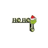 Reddomm Grinch 1PC Weihnachten Tür Dekoration DIY Nähen Kreative Wohnkultur Lustige Weihnachts Dekorationen Auf Meine Tür Blumentopf Wand Küche (D-Green, One Size)