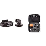 Amazon Basics Stativschellen-Set für GoPro Actionkamera, für Dreibeinstative & Tragetasche für GoPro Actionkameras, Gr. S