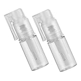 Healeved 2er Set 14ML Nachfüllbare Sprühflasche Aus Klarem Für Haarpflege Und Kosmetik Tragbarer Pulverzerstäuber Für Salon Und Z