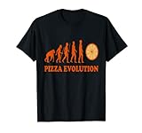 Pizzas Salami Schinken Pilz Tomaten Italien rot weiß Pizza T-Shirt