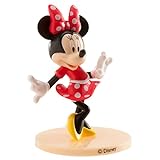Dekora 347174 Disney Minnie Mouse Tortenfigur aus PVC-9 cm, Mehrfarbig