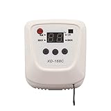 RATRIG Steckdosen-Thermostat Intelligentes Digitalanzeige-Thermostat Elektronisches Thermostat Schaltsteckdose EU-Stecker