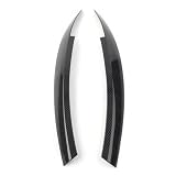 Vuzmode Glanzschwarze Auto-Scheinwerfer-Lampen-Augenbrauen-Augenlid-Deko-Abdeckungsverkleidung, for VW, for Scirocco, 2009 2010 2011 2012 2013 2014 2015 2016 2017 Scheinwerferaufkleb