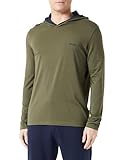 BOSS Herren Hoodie Kapuzenpullover Loungewear Sweatshirt Mix&Match LS Shirt, Farbe:Grün, Artikel:-307 Dark Green, Größe:XL
