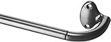 Amazon Basics - Gardinenstange für Verdunkelungsvorhänge - 224 bis 305 cm,Schwarz