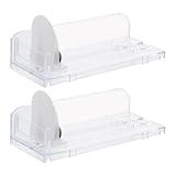 Ipetboom 2Pcs Automatische Zigarettenschieber Anzeigeschrank Display Hülle Zigarettenanzeigehalter Zigarette Showcase Einfacher Zigarettenregal Zigarette Show Rack Acry