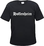 Hoffenheim Herren T-Shirt - Altdeutsch - Tee Shirt - Schwarz M