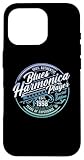 Hülle für iPhone 16 Pro Modern Blues Harmonica Born In 1998 Vintage 27th Birthday