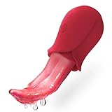 Realistische Zunge Vibration Für Frauen, Sexspielzeug Mit 10 Zungenlecken Vibrationsmodi, Erotik Klitoris Stimulator Bruststimulatoren Dildo Sex Spielzeug Für Frauen S