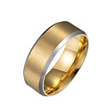 YAHOYA Herren Ehering Einfache Verlobung Wolfram Ring Herren ' Jubiläum Party Ring Matt Schwarz Wolfram Ring
