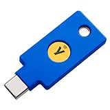 Yubico Y-400 Security Key C NFC - USB-und NFC-Sicherheitsschlüssel mit Zwei-Faktor-Authentifizierung, passend für USB-C Anschlüsse und funktioniert mit unterstützten NFC-Mobilgeräten , Blau