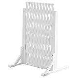 Pflanzenständer aus Holz, freistehendes Tor, robust, erweiterbarer Zaun für Outdoor-Pflanzen, 160 cm/180 cm/200 cm/250 cm/260 cm/270 cm breit, Op