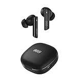 QCY Bluetooth Kopfhörer, HT05 Noise Cancelling Kopfhörer kabellos In-Ear, Hybride Aktive Geräuschunterdrückung, 6 Mikrofone, 36H Akku,Bluetooth 5.3, Transparenter Modus (Black)
