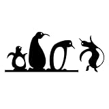 Pinguin Schalter Aufkleber Persönlichkeit Lustiges Tier Wanddekoration PVC Wandaufkleber Tier Schalter Steckdose Aufkleber Spiegel Folie Kleben Wand