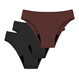 Periodenbikini Damen Wickel für Schwangerschaft Und Wochenbett Hipster Retro Badebekleidung Saugstark Menstruations-Badeslip Basic Hose für Leichte Und Mittle Tage Schwimmhose Periode Swimw