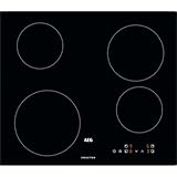 AEG Induktionskochfeld | Autark 60cm | 4 Zonen mit Booster-Funktion für schnelles Kochen | 9 Stufen | Rahmenlos | Timer | Touch-Bedienung | Kindersicherung | Restwärmeanzeige | aufliegend | IB6420ACB