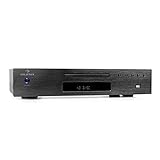 auna AV2-CD509 CD-Player MP3-Player (Radioreceiver, CD-Player, USB-Port, 40 Senderspeicher, optischer Ausgang, koaxialer Ausgang, Line-Ausgang) schwarz