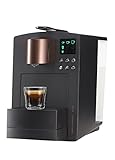K-fee GRANDE Kapselmaschine für Kaffee, Tee & Kakao | Kaffeemaschine für Vielnutzer| schnelles Aufheizen | 3,5 L Wassertank | 19 Bar | Schwarz-Kupfer