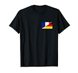 Frankreich Flagge France Germany Friend Deutschland Fahne T-Shirt