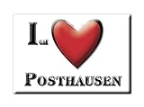 Enjoymagnets POSTHAUSEN (SN) Souvenir Deutschland Sachsen Fridge Magnet KÜHLSCHRANK Magnet ICH Liebe I Love