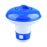GroveEss Chlorschwimmer für Pools, 12,7 cm, Chlortablettenspender mit verstellbaren Belüftungsöffnungen, Granulat-Tabletten, Schwimmer für Spa, Whirlpools, Schwimmbad, Wasserpark