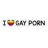 Xinjiashou Dekorative Regenbogenflagge Autoaufkleber mit I Love Gay Porn Letters Reflektierende Aufkleber Auto Auto Body Sticker Gay Rainbow Party Favors