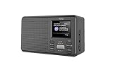 Xoro DAB 142 tragbares digitales Radio, UKW/DAB/DAB+, Senderspeicher, RDS-Funktion, Wecker, Batterie- u. Netzbetrieb, schwarz