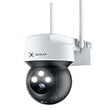 2K 3MP Überwachungskamera Aussen WLAN, 2304×1296P COCOCAM PTZ Dome WiFi IP Kamera Outdoor mit Automatische Verfolgung, Bewegungserkennung, Farbiger Nachtsicht, 355°/108° Schwenkbar, 2-Wege-Audio, IP66