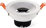 dvkGKLVq Strahler for den Innenbereich, LED-Strahler, Beleuchtung, robustes LED-Downlight, Deckenleuchten for Badezimmer, Strahler-Set, integrierte Downlights, 6 W, warmweiß