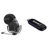 RØDE SVMPRY Ultra-kompaktes Stereomikrofon schwarz & Elgato Cam Link 4K, Externe Kamera-Aufnahmekarte, streamen und aufzeichnen mit DSLR, Camcorder, als Webcam in 1080p60, 4K30