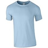 Gildan Softstyle T-Shirt ringgesponnen GD01- Herren M - Hellblau