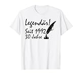 Legendär Seit 1992, 30 Jahre for 30th Birthday T-Shirt