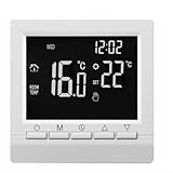 Oniissy Für Tuya WLAN, programmierbarer Smart-Thermostat, Wandkessel-Controller, Wochenplan für Zuhause, Büro, Hotel, elektrische Heizung, Gaskessel (3 A)