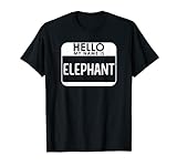 Elefanten-Kostüm, lustig, einfach, letzte Minute, Halloween, Zoo T-Shirt