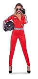 Folat 21941 Rennen, Rot Damen Rennfahrer Formel 1 Sexy Jumpsuit, S-M