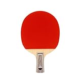 AZOPINBRE Tischtennis Fledermäuse Tischtennis Schläger Kohlefaser Typ Professioneller Wettbewerb Hohe elastische Einzelaufnahme for Amateure Anfänger (Color : Multi-Colored, Size : 15x24cm)