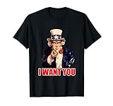 I Want You Uncle Sam T Shirt Vintage