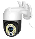 Flutlichtkamera 2k IP Kamera WiFi 5mp Sicherheit CCTV Farbnacht anzeigen Bewegungserkennung Flutlichter P2P 1080p HD Drahtlose Outdoor -Kamera Für den Heimgebrauch ( Sensor Size : 5MP CAM , Size : 1 )